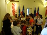 Zwiedzanie Pałacu Prezydenckiego przez uczniów Szkoły Podstawowej z Goławinia, 